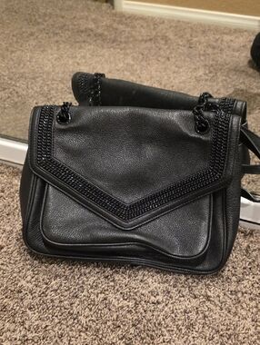 DKNY SPECIAL COLLECTION Black Chain-Handle Women's Crossbody Bag